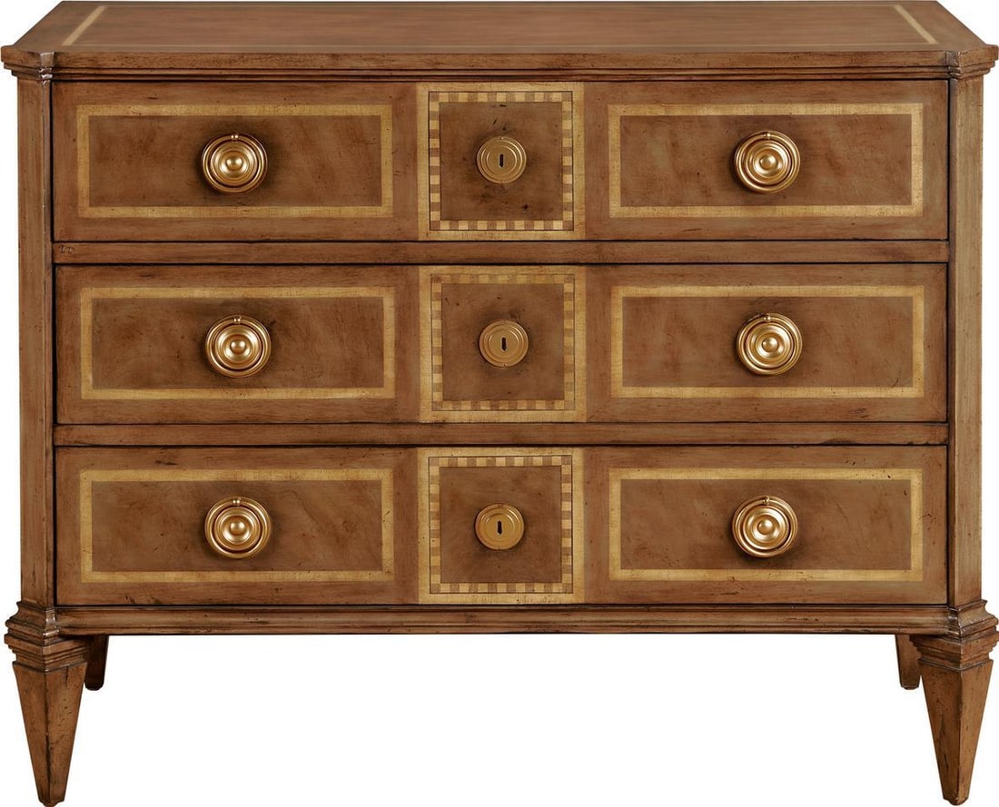 Italian Style Mahogany Inlay Dresser by Port Eliot (1 of 1)