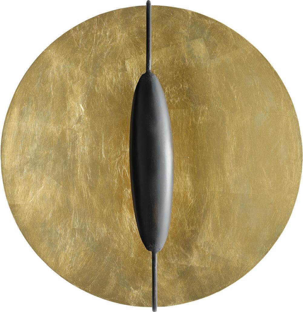 Currey Pinders Contemporary Gold and Black Wall Sconce UL-Listed (1 of 3)
