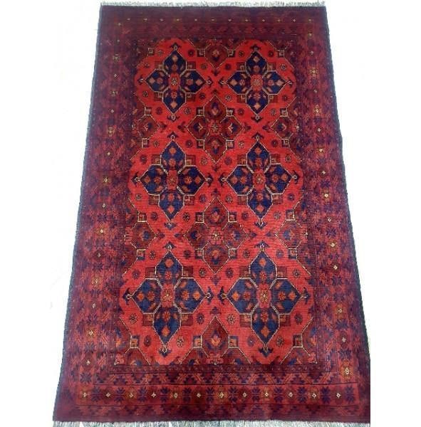 Stunning 4 x 6.8 Afghan Khal Momadi Tribal Rug: Stunning 4 x 6.8 Afghan Khal Momadi Tribal Rug Free continental US Shipping Enhance your space with this stunning 4 x 6.8 Afghan Khal Momadi ethnic tribal rug, known for its intricate designs and vibr