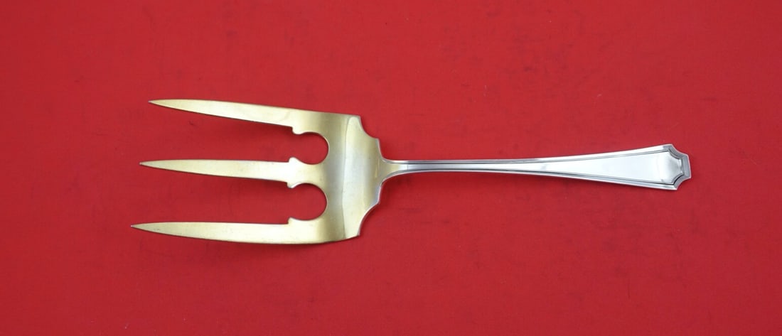 Durgin-Gorham Fairfax Sterling Silver Toast Fork 3-Tine 8.5 Inches (1 of 2)