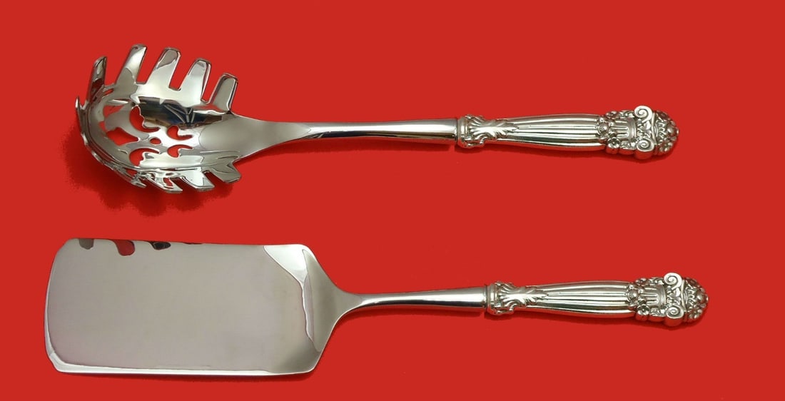 Towle Georgian Sterling Silver 2pc Custom Italian Pasta Server Set (1 of 1)