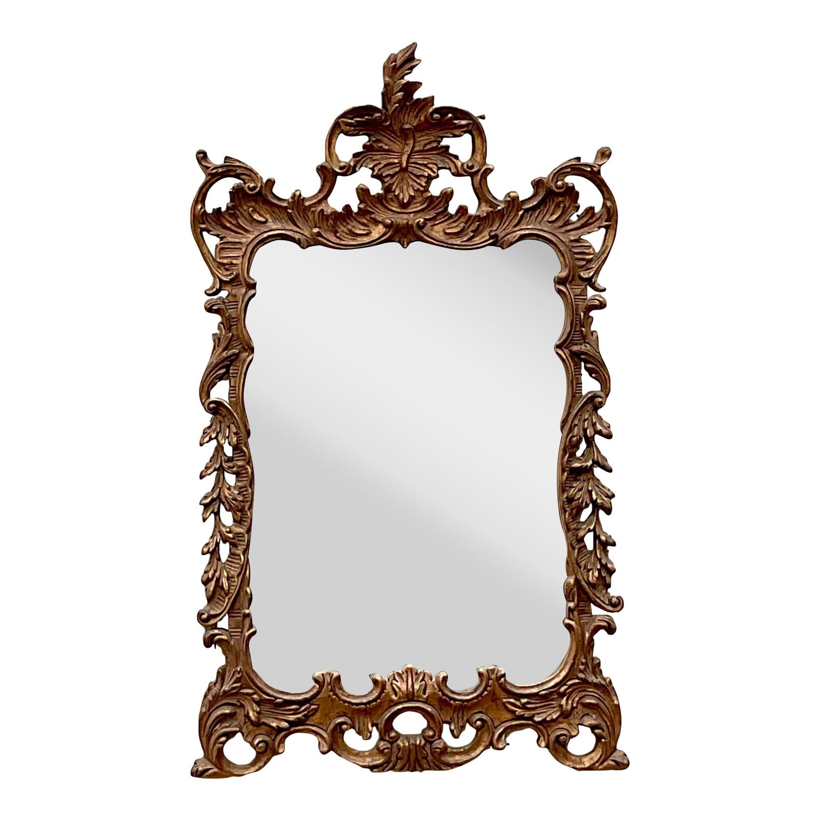 Vintage Regency Rococo Gilt Mirror with Intricate Detailing (1 of 5)