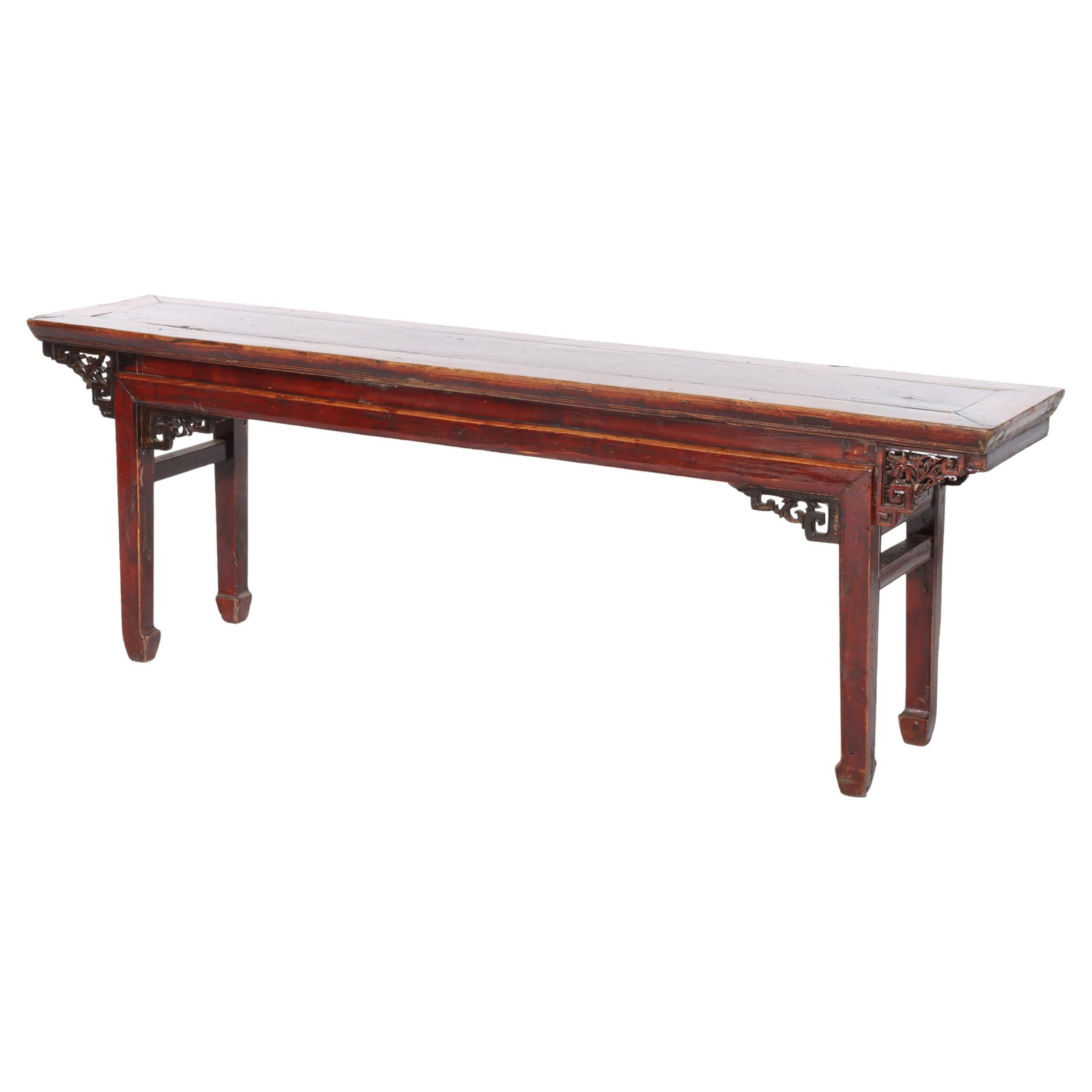 Antique Chinese Carved Rosewood Low Table Circa 1920 Elegant Design (1 of 13)