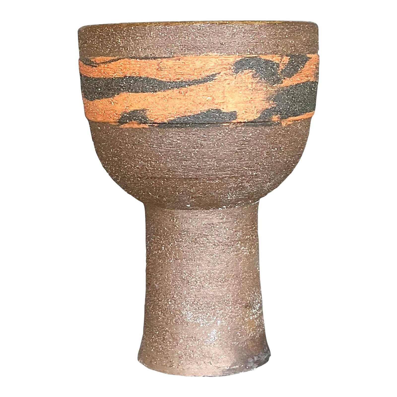 Vintage Boho Studio Pottery Vase with Earthy Glaze (1 of 10)