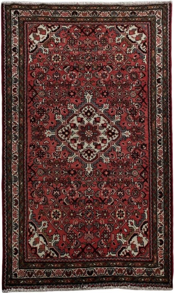3.8 x 5.4 Red Persian Handmade Borchelu Rug Artisan Crafted in Iran: 3.8 x 5.4 Red Persian Handmade Borchelu Rug Artisan Crafted in Iran Free continental US Shipping Enhance your living space with this exquisite 3.8 x 5.4 Red Persian Handmade Borchelu Style Rug, a stun