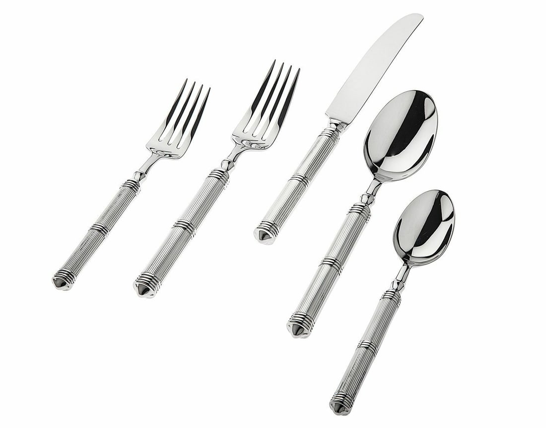 Castello by Ricci 60 Piece Stainless Steel Flatware Set for 12 (1 of 1)
