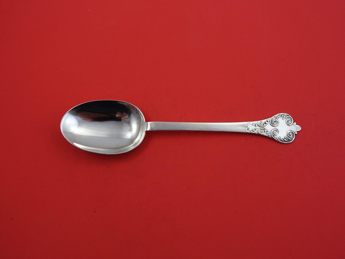 William & Mary Irish Sterling Silver Dinner Spoon 1899 by West and Son (1 of 2)