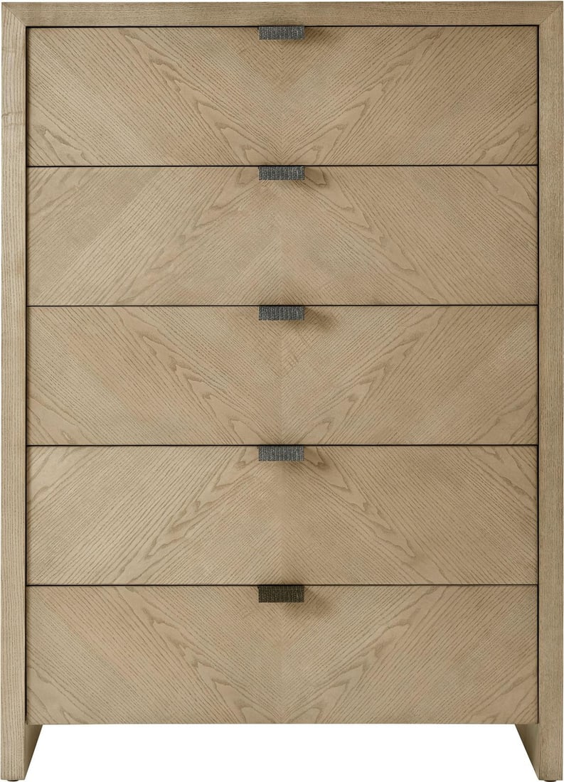 Theodore Alexander Catalina Tall Chest Aluminum Veneer Storage (1 of 3)