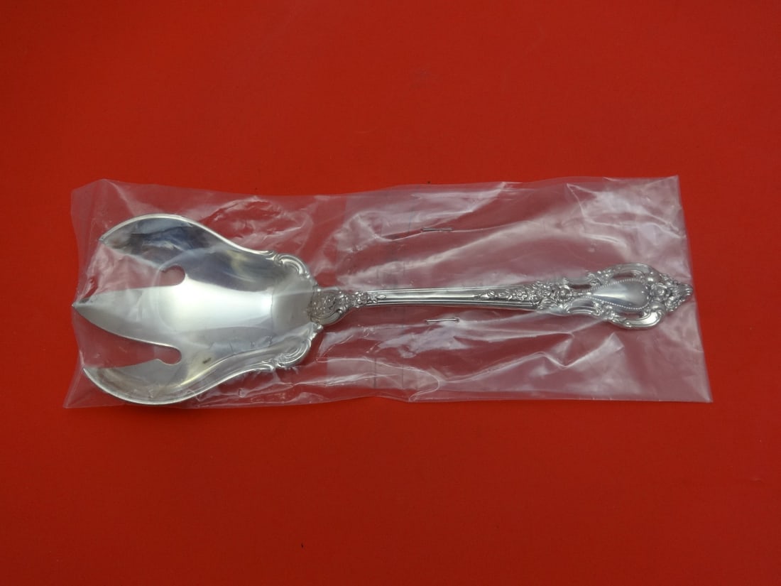 Lunt Eloquence Sterling Silver Salad Serving Fork 9 1/4 Inch New (1 of 1)