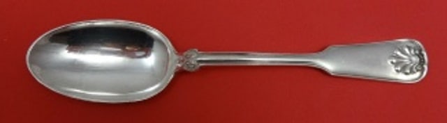 Tiffany & Co Shell & Thread Sterling Silver Serving Spoon 8.5 inch (1 of 2)