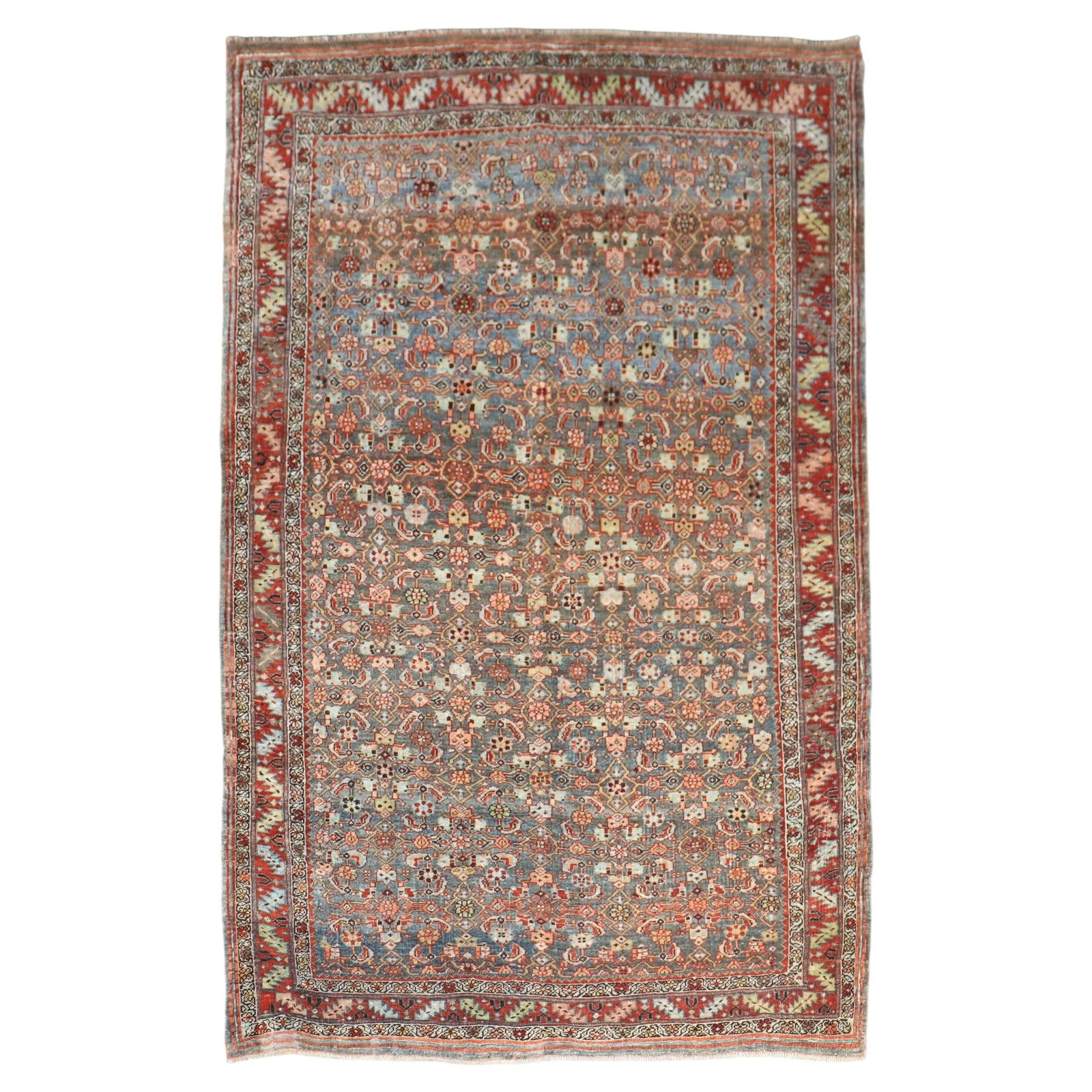 Antique Persian Bidjar Wool Hand Knotted Rug 3' 6 x 5' 4 (1 of 8)