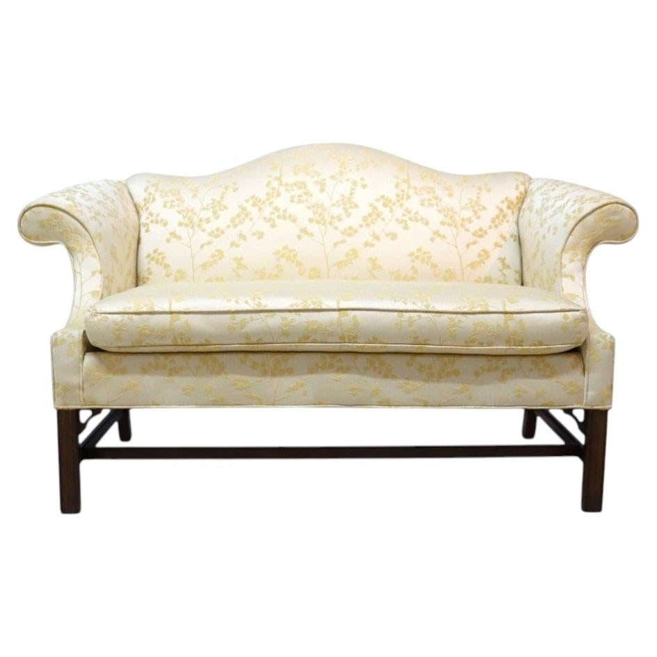 Ethan Allen Chippendale Camelback Settee Upholstered c1950 (1 of 13)