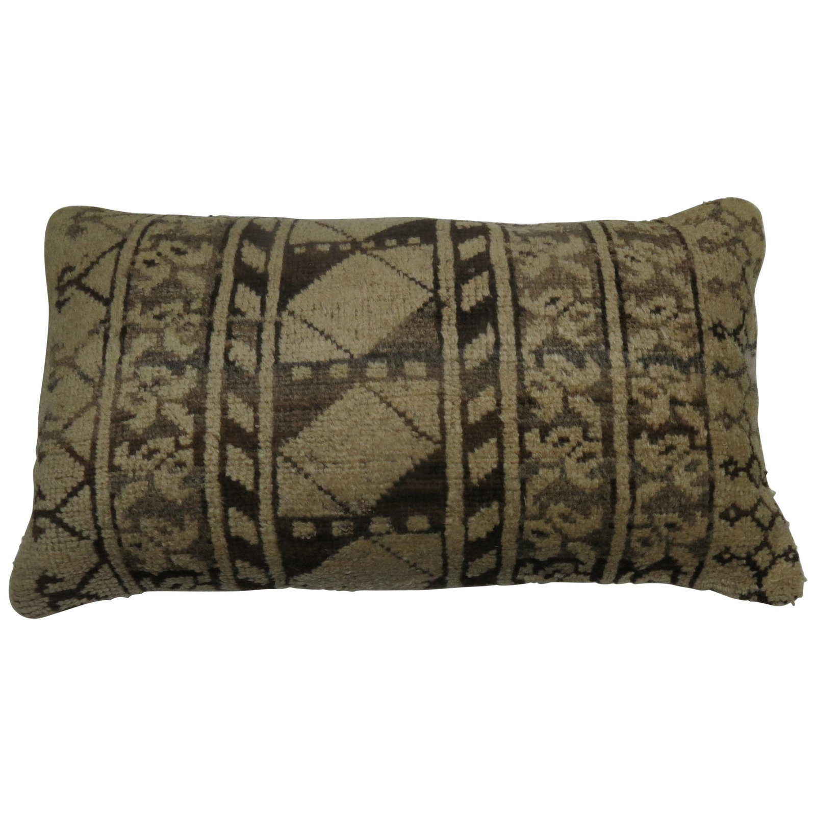 Ersari Tribal Rug Bolster Pillow 14 x 24 Cotton Back (1 of 4)