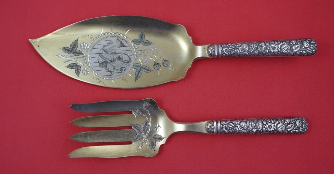 Towle Arlington 2 Piece Sterling Silver Fish Serving Set (1 of 2)