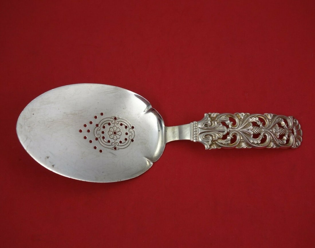 Brodrene Lohne Kloster Sterling Silver Pie Server 8 1/4" Pierced Blade (1 of 2)