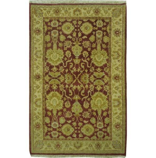 Handmade Chobi Rug 4 x 6.3 ft Rust Burgundy Vegetable Dyed: Handmade Chobi Rug 4 x 6.3 ft Rust Burgundy Vegetable Dyed Free continental US Shipping Enhance your space with this exquisite 4 x 6.3 Vegetable Dyed Handmade Chobi Rug, featuring rich rust and burgun