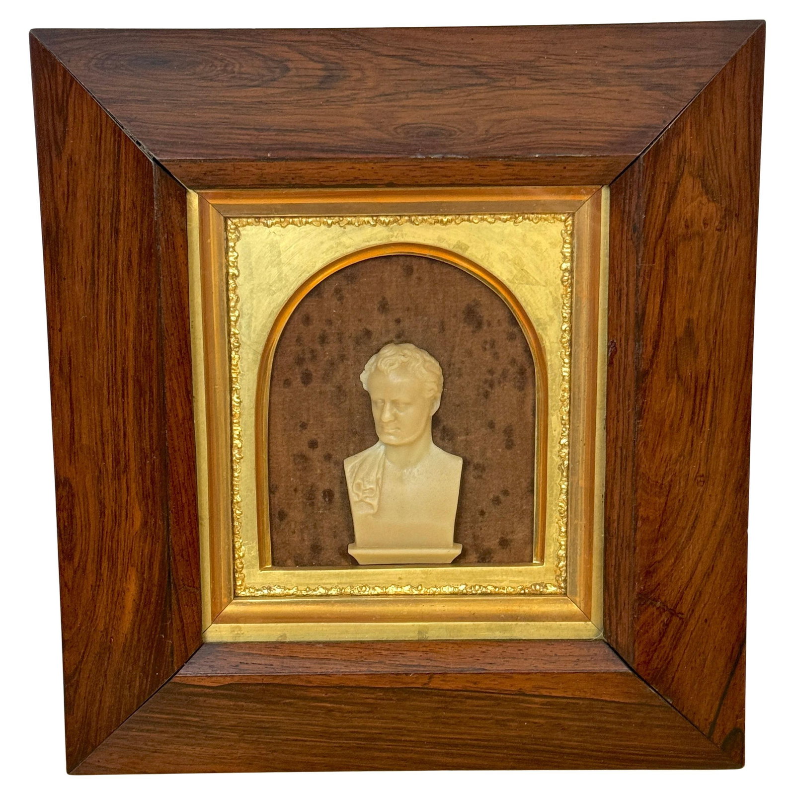 Regency Wax Portrait of William Motherwell by John Fillans 1835: Regency Wax Portrait of William Motherwell by John Fillans 1835 This exquisite wax portrait bust of William Motherwell (1797-1835), created by Scottish artist John Fillans (1817-1867), is a stunning r