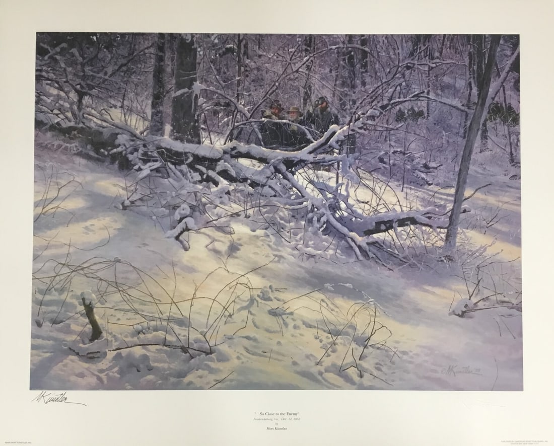 Mort Kunstler So Close To The Enemy AP Signed Limited Edition Print (1 of 4)