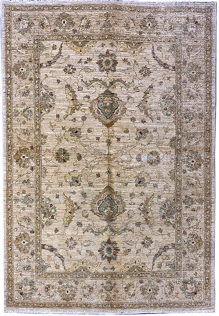 Chobi Peshawar Ziglar Rug 4.10 x 6.9 ft Neutral Tones: Chobi Peshawar Ziglar Rug 4.10 x 6.9 ft Neutral Tones Free continental US Shipping This exquisite Chobi Peshawar Ziglar rug measures 4.10 x 6.9 feet and features a harmonious neutral color palette tha