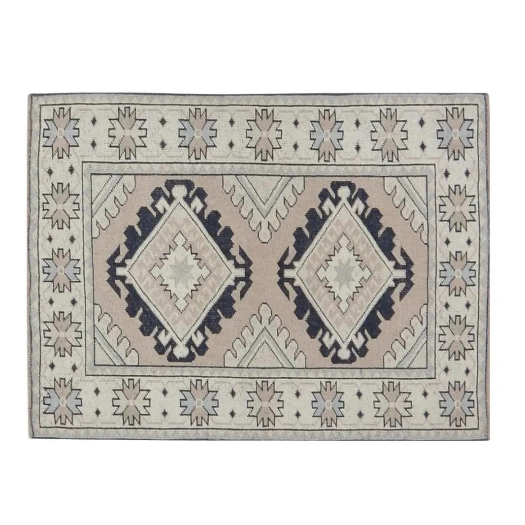 Handmade Anatolian Wool Area Rug 2'8" x 3'6" Vintage Turkish Carpet (1 of 4)