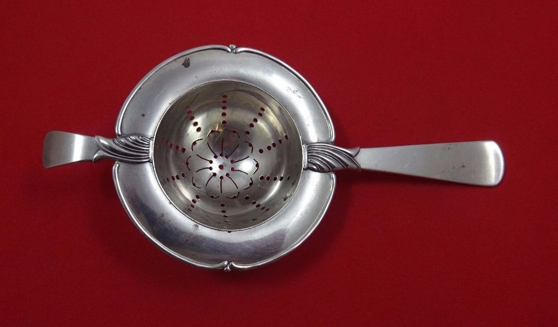 Jens Anderson Sterling Silver Tea Strainer 5.75 Inch Unmonogrammed (1 of 1)