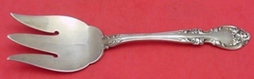Sterling Silver Salad Fork 8 5/8 Inch Melrose Pattern (1 of 2)