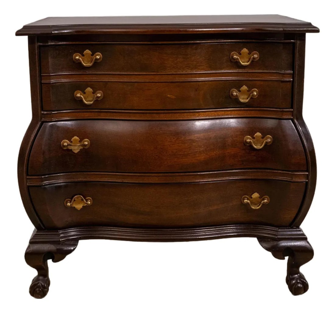 Mahogany Chippendale Accent Chest with Ball and Claw Feet (1 of 10)