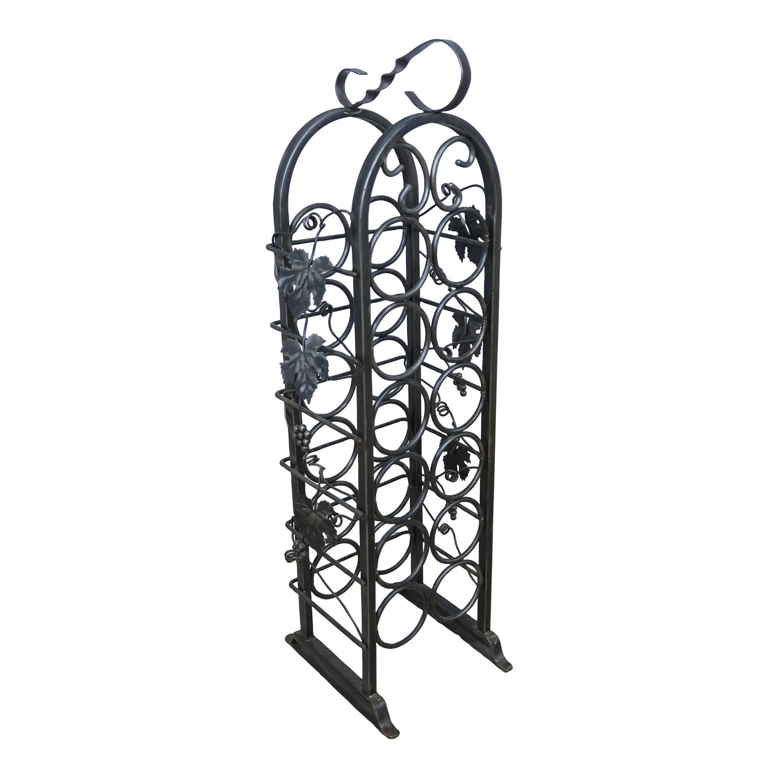 Quality Steel Iron Wine Rack Attributed to Charleston Forge (1 of 10)