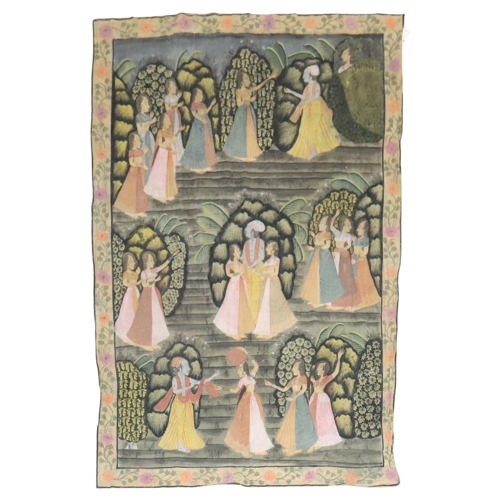 Late 19th Century Indonesian Batik Textile Anglo-Japanese 68x43 (1 of 9)