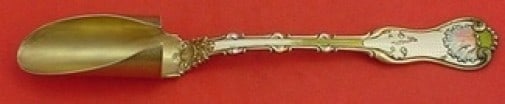 Whiting Imperial Queen Sterling Silver Cheese Scoop Vermeil 8 1/4" Monogrammed (1 of 1)