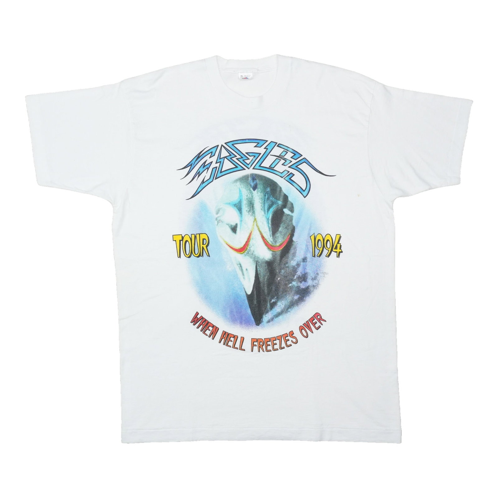 Vintage 1994 Eagles Tour T Shirt Hell Freezes Over XL (1 of 6)