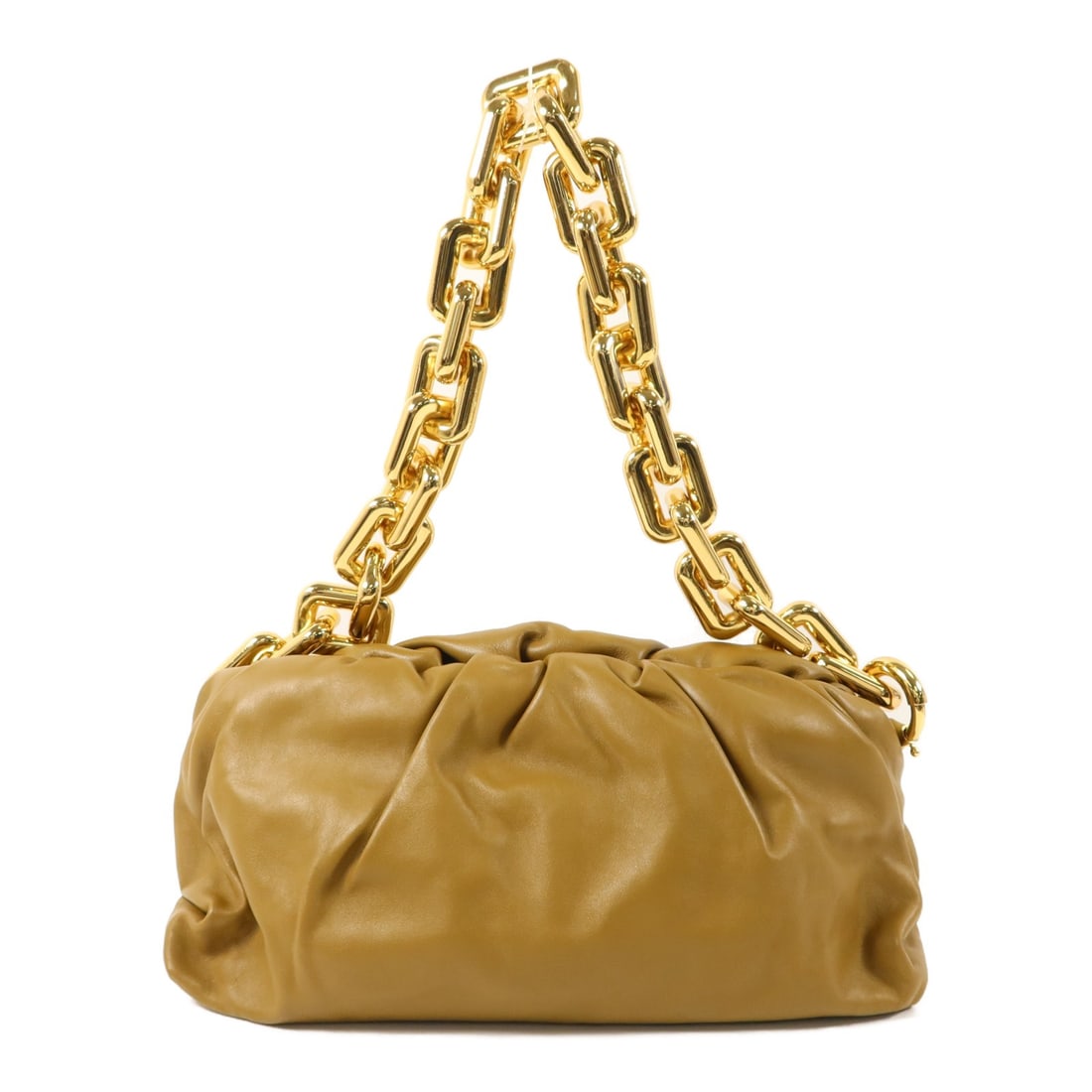 Bottega Veneta Chain Pouch Brown Calfskin Shoulder Bag GHW (1 of 15)