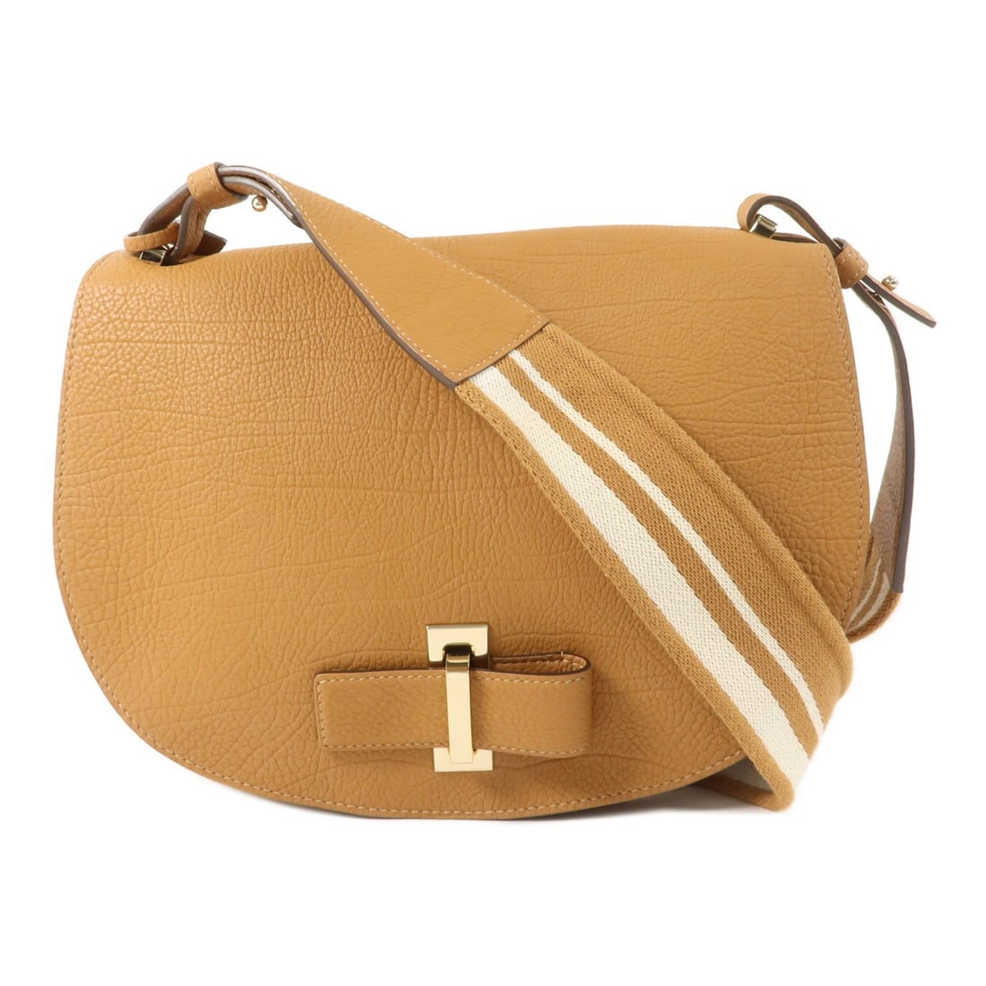Delvaux Le Mutin MM calfskin shoulder bag camel brown GHW: Delvaux Le Mutin MM calfskin shoulder bag camel brown GHW This Delvaux Le Mutin MM shoulder bag is crafted from high-quality calfskin leather in a camel brown shade. Designed for women, the bag featur