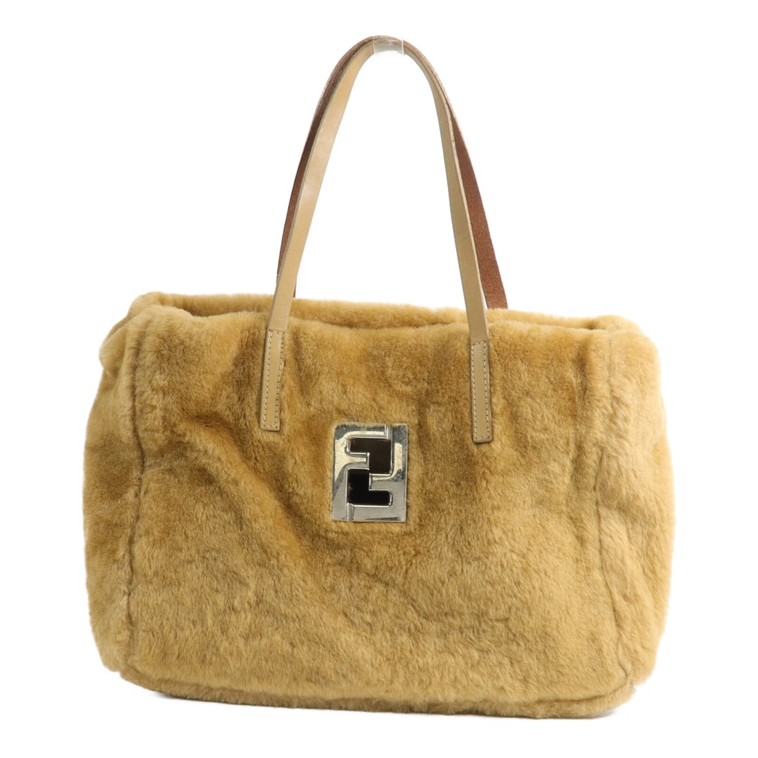 FENDI Brown Wool Women's Handbag Made in Italy: FENDI Brown Wool Women's Handbag Made in Italy Brown FENDI handbag crafted from wool with a structured silhouette and a women's regular size profile. Made in Italy, this piece is listed in condition B