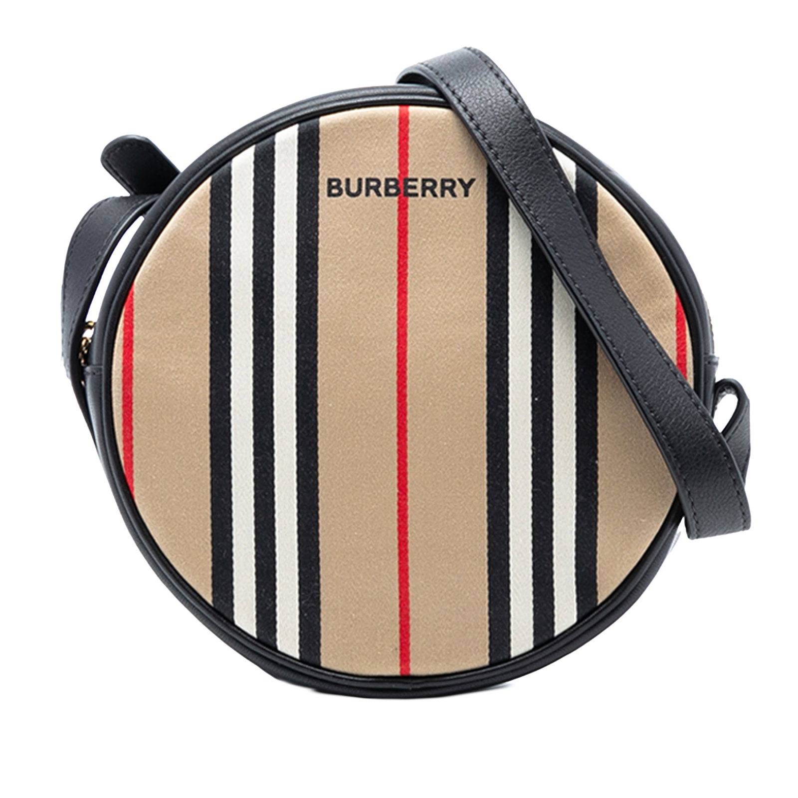 Burberry Louise Crossbody Bag Icon Stripe Canvas Adjustable Strap: Burberry Louise Crossbody Bag Icon Stripe Canvas Adjustable Strap The Burberry Icon Stripe Canvas Louise Crossbody bag features a canvas body with leather trim, an adjustable flat leather shoulder str