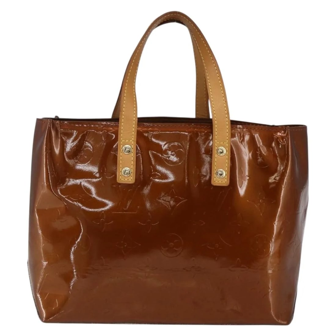 Louis Vuitton Reade Brown Patent Leather Handbag (1 of 18)