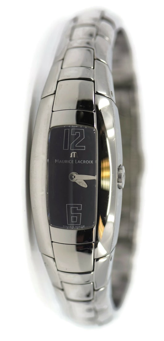 Maurice Lacroix Intuition Watch Model 32859 Stainless Steel Authentic: Maurice Lacroix Intuition Watch Model 32859 Stainless Steel Authentic Discover the elegance of the Maurice Lacroix Intuition Stainless Steel Watch, model 32859. This wristwatch features a sleek stainl