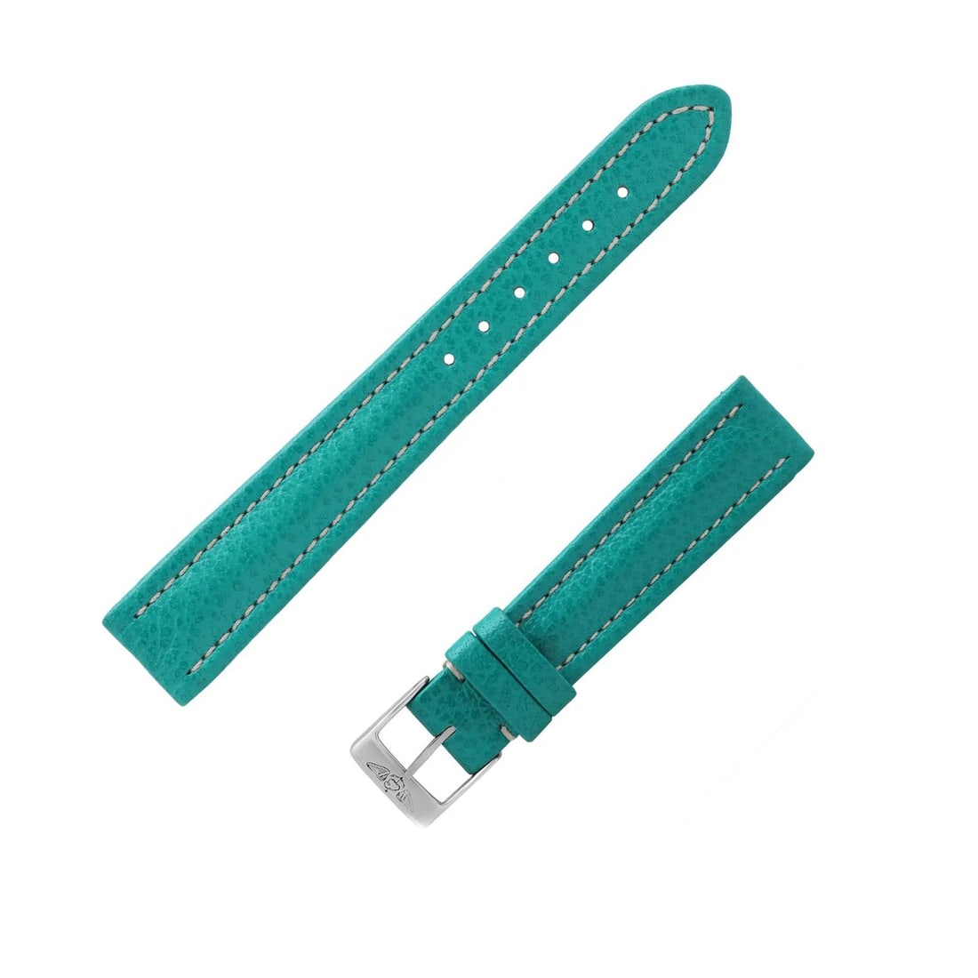 Green Turquoise Leather Wristwatch Strap for Breitling X907 16mm: Green Turquoise Leather Wristwatch Strap for Breitling X907 16mm This Breitling leather watch band features a green turquoise color and is designed for unisex adult use. The two-piece strap is compati