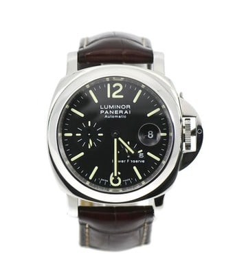 Panerai PAM00090 Luminor wristwatch in stainless steel with box (1 of 6)