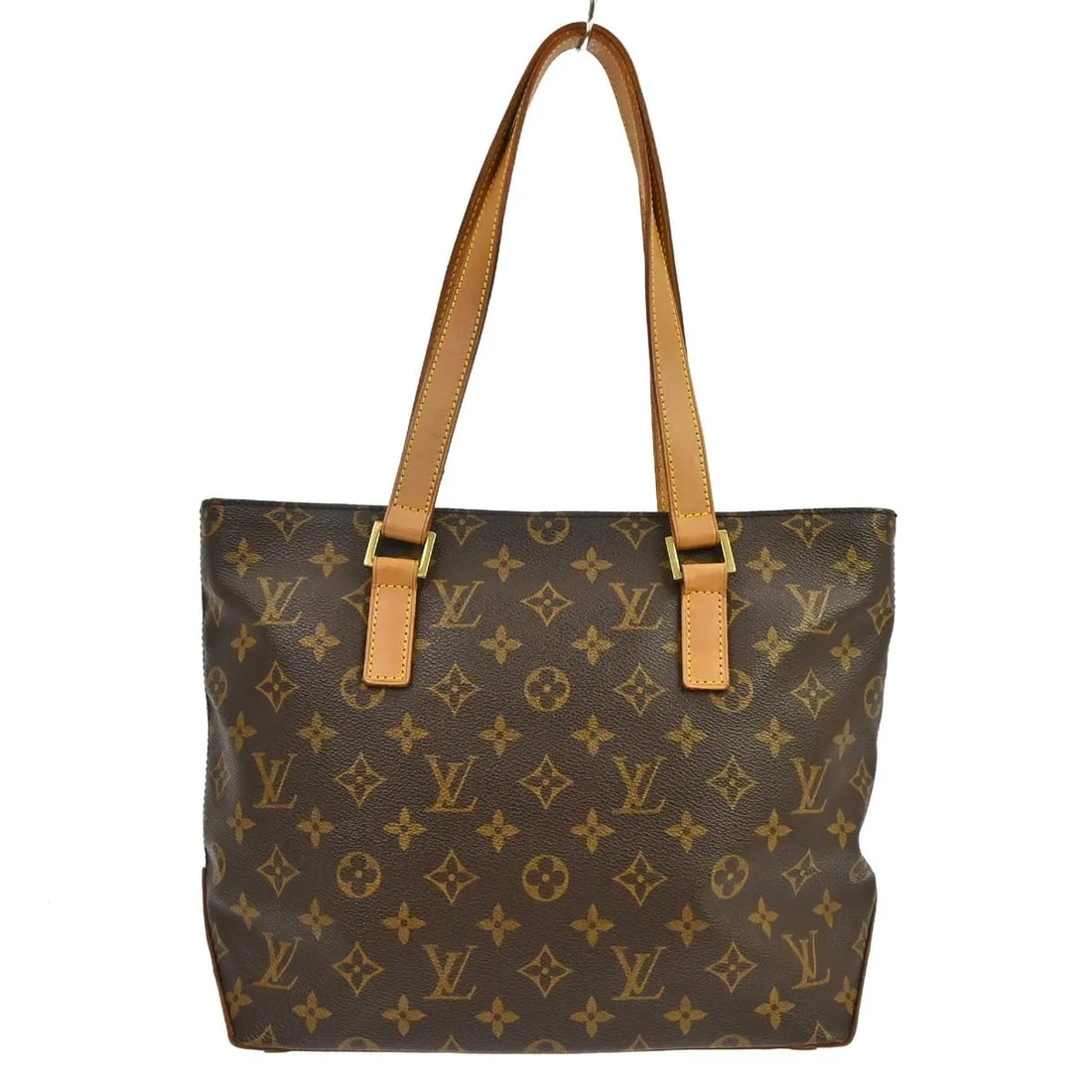 Louis Vuitton Cabas Piano Brown Canvas Handbag: Louis Vuitton Cabas Piano Brown Canvas Handbag Louis Vuitton Cabas Piano handbag in brown monogram canvas. This women's bag is made in France and remains in good condition, with light scuffs, light sc