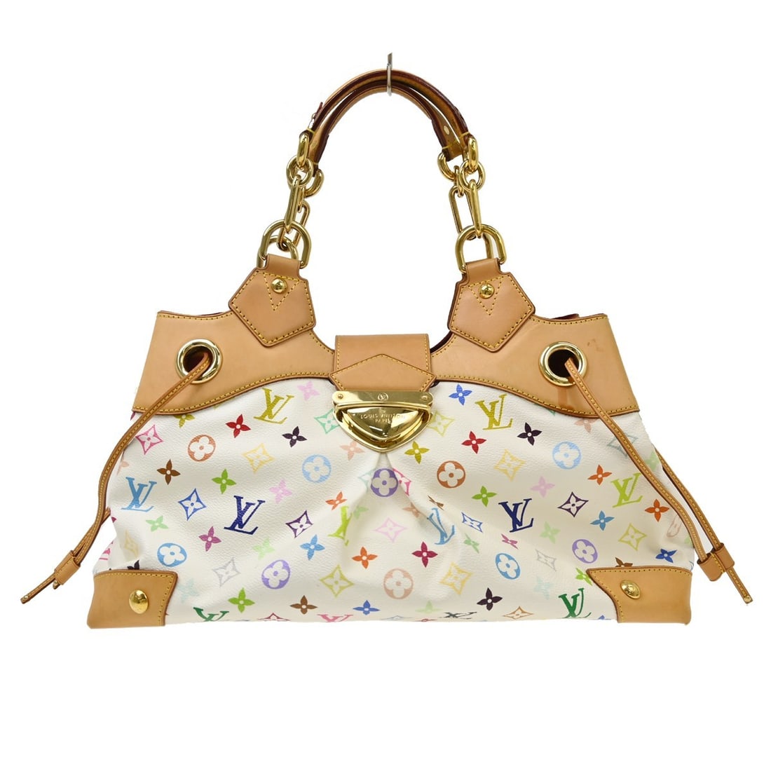 Louis Vuitton Ursula White Monogram Multicolor Canvas Tote M40123 (1 of 15)