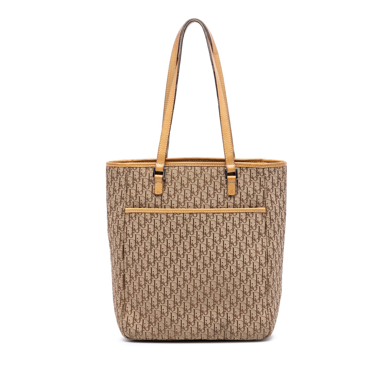 Dior Diorissimo Trotter Canvas Tote Bag: Dior Diorissimo Trotter Canvas Tote Bag This Diorissimo Trotter Canvas Tote combines a classic canvas body with elegant leather trim and flat leather straps. The bag features an open top for easy acce