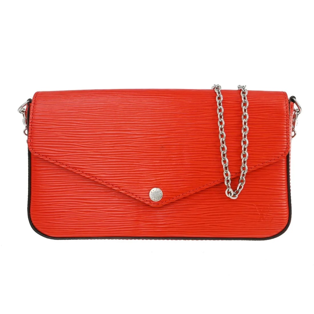 Louis Vuitton red Epi leather Felicie Pochette (1 of 15)
