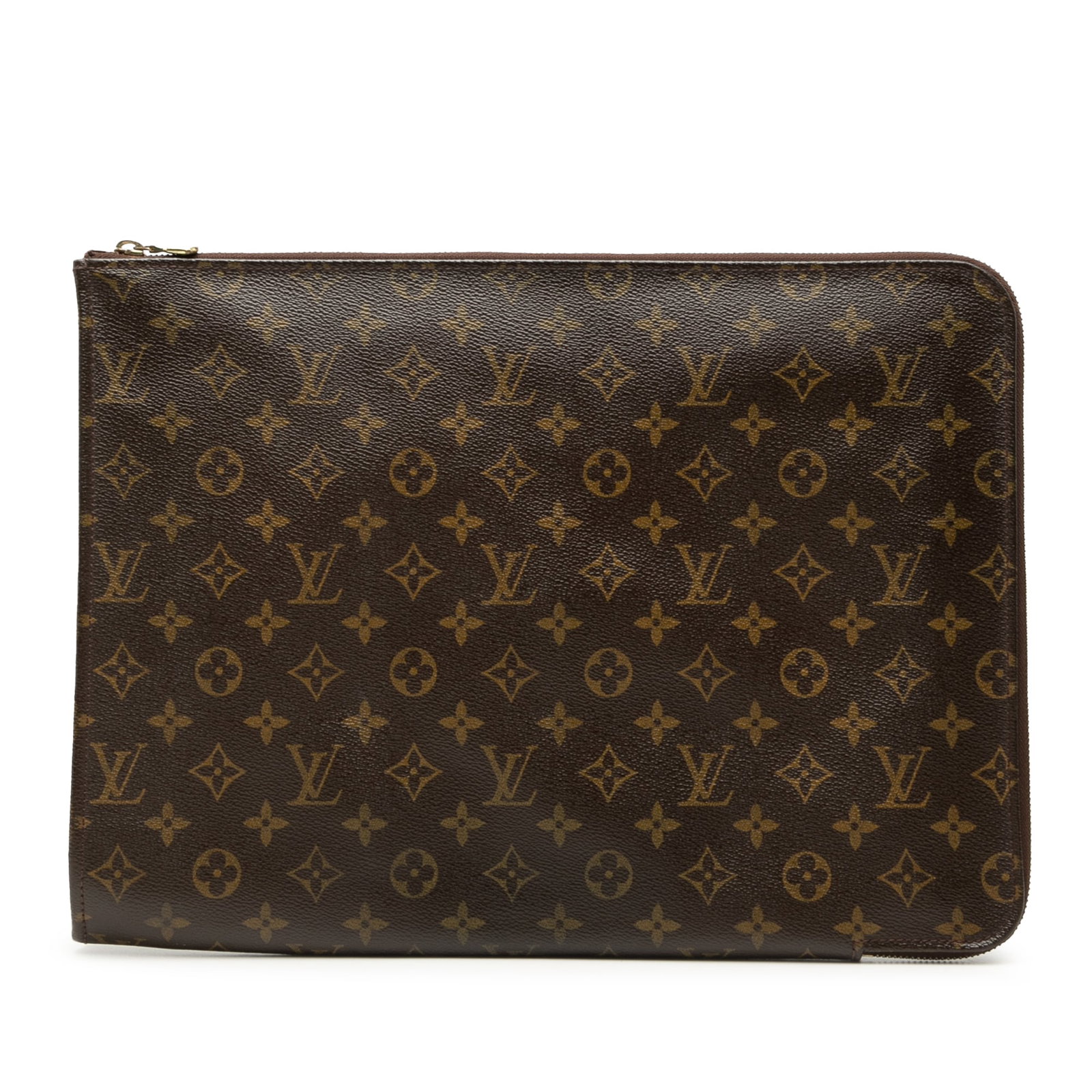Louis Vuitton Poche Documents Portfolio Monogram Canvas Clutch (1 of 7)