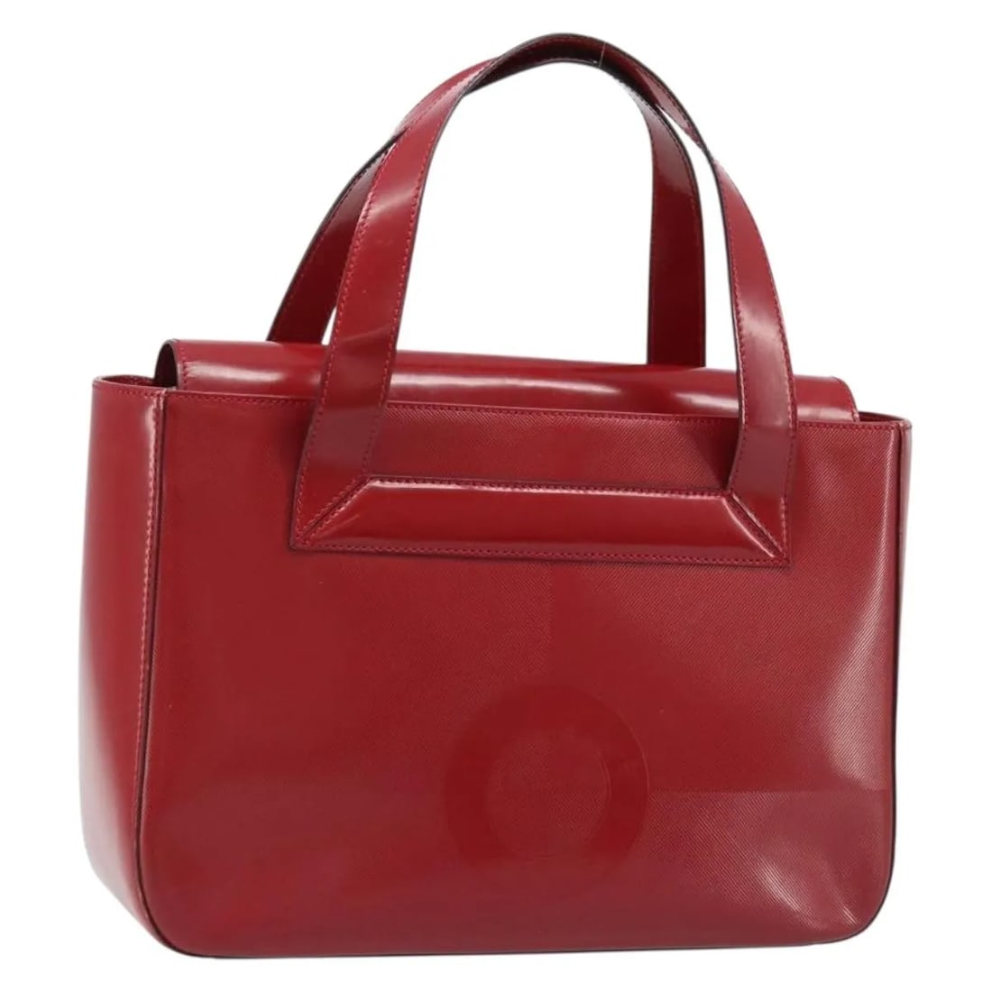 Celine Vintage Red Leather Handbag Made in Italy: Celine Vintage Red Leather Handbag Made in Italy Vintage Celine leather bag in red with a classic structured silhouette. Made in Italy, this piece is presented in good vintage condition with honest we