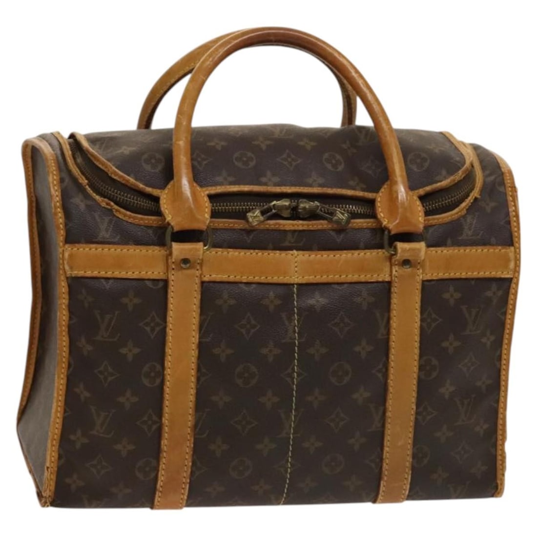 Louis Vuitton Monogram Canvas Pet Carry Bag M42024 with Name Tag (1 of 18)