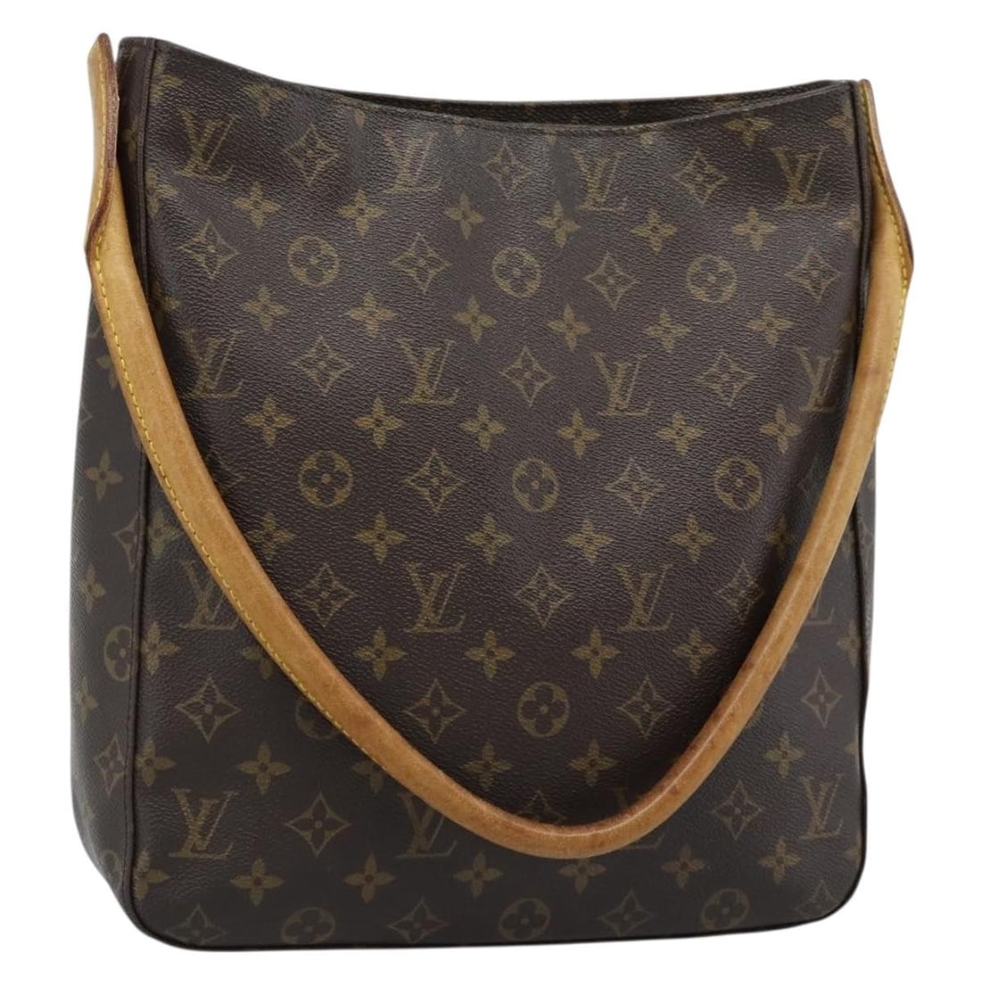 Louis Vuitton M51145 Looping GM Monogram Canvas Shoulder Bag: Louis Vuitton M51145 Looping GM Monogram Canvas Shoulder Bag Louis Vuitton Looping GM shoulder bag in Monogram canvas, made in France. This women's bag is offered as the item only; box and dust bag ar