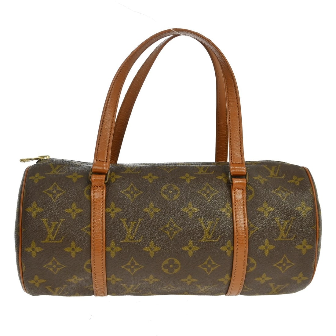 Louis Vuitton Papillon 30 Monogram Canvas Zip Handbag M51365: Louis Vuitton Papillon 30 Monogram Canvas Zip Handbag M51365 Vintage Louis Vuitton Papillon 30 handbag in Monogram canvas with leather double handles and a zip closure. This women's medium handbag is 
