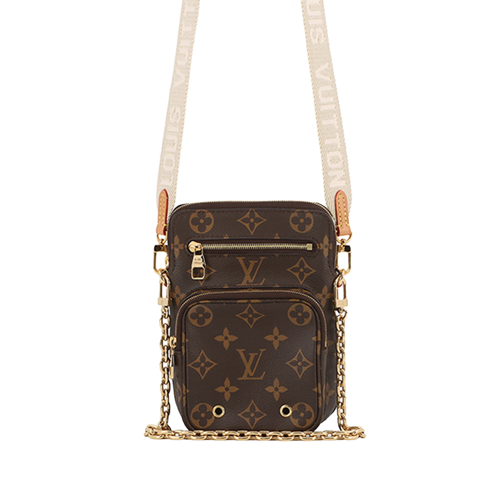 Louis Vuitton Utility Phone Sleeve Monogram Canvas Crossbody Bag (1 of 11)