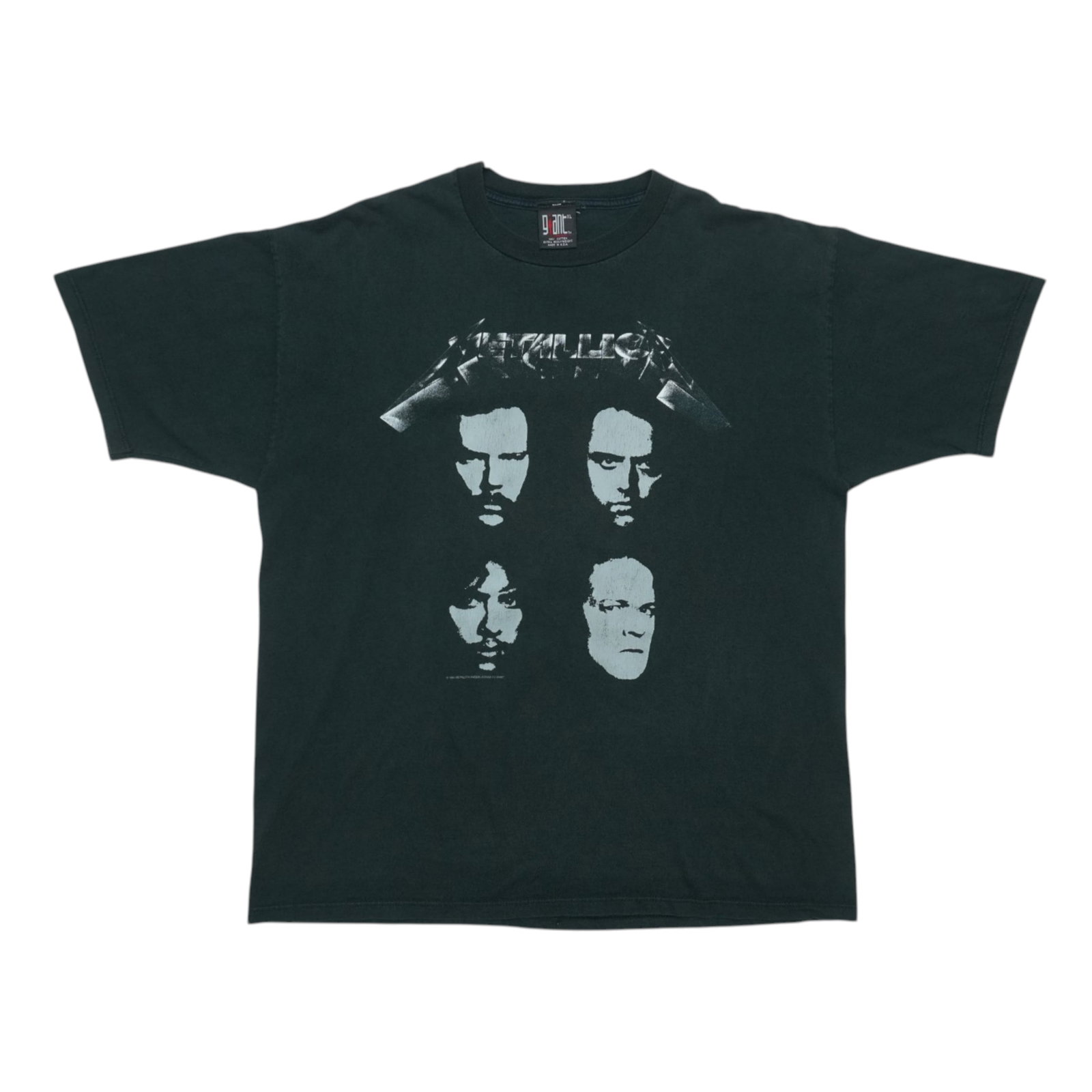 Vintage 1994 Metallica Faces Black Cotton Band T Shirt Extra Large: Vintage 1994 Metallica Faces Black Cotton Band T Shirt Extra Large This is an original 1994 Metallica Faces shirt featuring a front graphic. It is a true vintage item from the 1990s, made from 100% co
